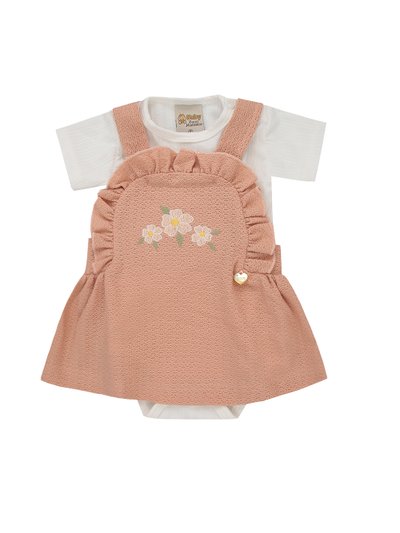 8028 vestido jardineira infantil menina fofurinha 1