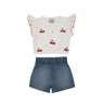 8039 conjunto jeans infantil menina cerejinha 1