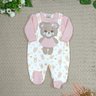 8043 macaca jardineira bebe menina love bear 2