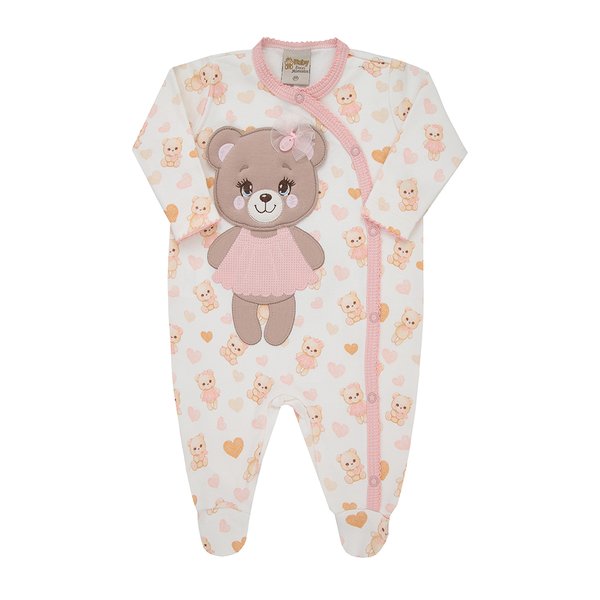 8044 macacao bebe menina love bear 1
