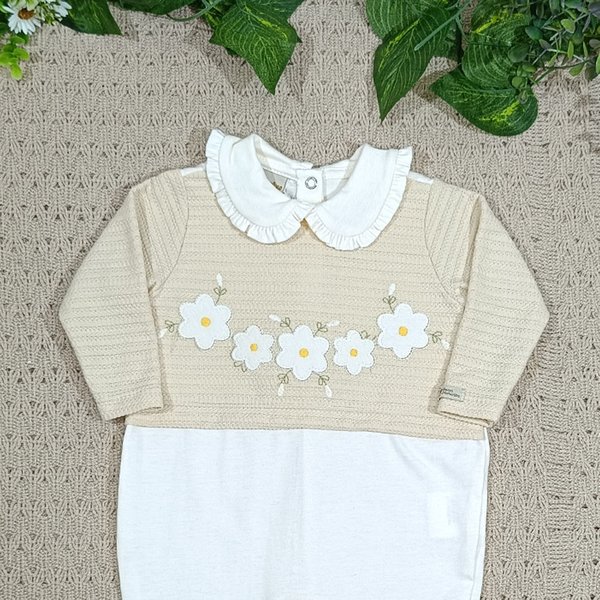 8077 macacao bebe menina flowers 3