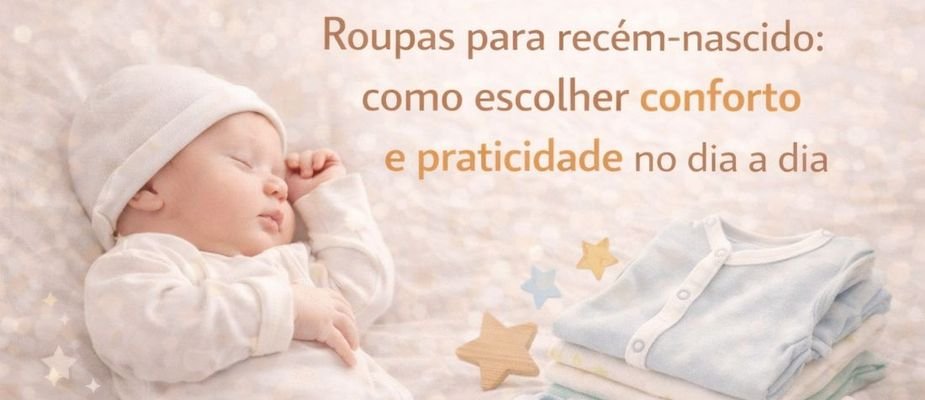 Roupas para recém-nascido: como escolher conforto e praticidade no dia a dia Roupas para recém-nascido: como escolher conforto e praticidade no dia a dia