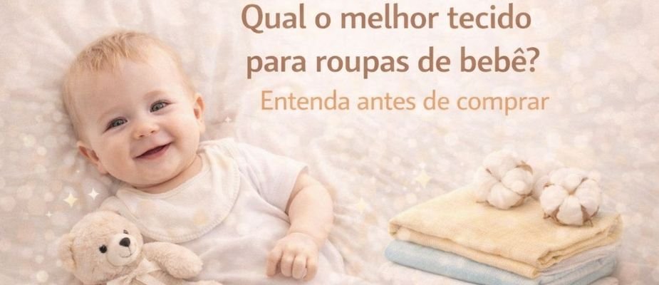 Qual o melhor tecido para roupas de bebê? Entenda antes de comprar