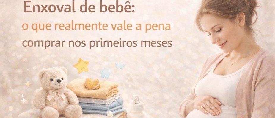 Enxoval de bebê: o que realmente vale a pena comprar nos primeiros meses Enxoval de bebê: o que realmente vale a pena comprar nos primeiros meses